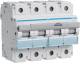 Hager HMD490 circuit breaker 4-pole 15kA D-100A 6M