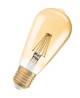 Osram 4058075754713 Ledvance Vintage 1906 Edison 55 Filament DIM 6.5 W 824 Gold pack of 2