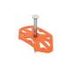 OBO Bettermann 2222837 2023 40 Nagel-Fix 2.0 46x25x40 Polypropylen pastellorange RAL2003 