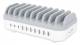 MANHATTAN 10-Port USB Charging Station 3x USB-C PD Ports up to 18 W/Port 7x USB-A Ports up to 12 W 2.4 A/Port 120 W Total White/Gray