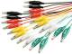 Goobay 11426 Test cord 1 set of 10 Pieces 5 colors - 480 mm, reinforced Execute.