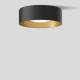 BEGA Gantenbrink 51013.4K3 ceiling light for indoor use, velour black/brass, 3000K