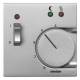 Merten 535860 central plate for floor controller + switch aluminum system M