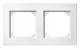 2-fold frame Merten M-PLAN, polar white 486219
