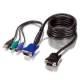 KVM Switch Kabelsatz Equip 3,0m PS2+USB f.Art. 37472+3747