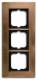Busch Jaeger 2CKA001754A4260 BJ 1723-821 Rahmen 3-fach carat bronze