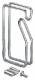 Rittal 7111000 DK Cable Hooks shunting ring, DxH: 125x65 mm, zinc-plated