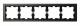 Merten MEG4050-6552 D-Life Metall Rahmen 5fach Moccametallic