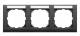 Merten MEG4031-3614 M-Pure frame 3f with horizontal label holder anth M-Pure