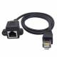 ALLNET TP Male to Female LAN Ethernet Extension Cable with Panel Mount
