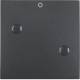 Berker 15731606 Wippe anschraubbar mit Aufdruck 0 B.1/B.3/B.7 Glas anthrazit