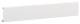 Hager BRN06529016 Side top part for parapet channel BRN 65x210mm made of PVC in