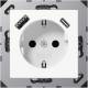 Jung A1520-15CAWW SCHUKO socket with USB type AC