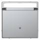 Merten MEG3854-6036 card switch with stainless steel labeling field