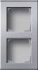 Gira 136226 2-way Vertical profiles 1362 26, aluminum Profil55