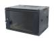 ALLNET 48,3 cm ( 19 inch ) wall housing, 15U, 1-piece, D600mm, black, disassembled (flat pack), SMA series
