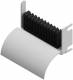 ZVK EasyLan LVZ00020 cable guide 1U right Radius: 30mm Depth: 86.5mm with strain relief