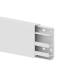 GGK 114008 4D 20x80-9010 Sockelleistenkanal 3Kammern UT mit Bodenlochung weiß