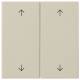 GIRA 538701 rocker 2f arrows system 55 cream white