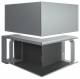 Hager FWKP1001503VERZ outside corner FWK-Plus 100x150 mm galvanized