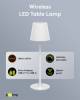 Goobay Kabellose LED-Tischleuchte, weiß, 1 m - mit Touch-