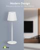 Goobay Kabellose LED-Tischleuchte, weiß, 1 m - mit Touch-