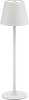 Goobay Wireless LED table lamp, size M, 37 cm, white, with touch control, 170 lm, warm white (3000 K), dimmable continuously