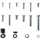 InLine® Schraubenset für TV Wandhalterung, 68-teilig