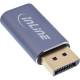 InLine® USB Display Konverter, DisplayPort zu USB-C bidirektional, 8K
