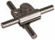 Dehn + Soehne 391559 DEHN 391,559 MV clamp NIRO f. 10mm Rd m., Hex bolt u. Washer