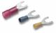 Cimco 180118 crimp isol., Fork 0,1-0,4qmm M3 yellow DIN46237