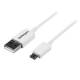 StarTech.com 1m White Micro USB Cable - A to Micro B - 1 x Type A Male USB