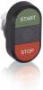 ABB 1SFA611133R1106 MPD4-11B Doppeldrucktaster Tasten oben grün: START - unten