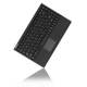 KEYSONIC 28002 Mini keyboard Smart-Touchpad SoftSkin, BK, ACK-540U+(DE)