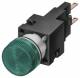 Siemens 3SB22046BE06 3SB2204-6BE06 indicator lights green, 16mm