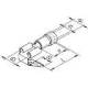 Ses-Sterling 06630609000 PI 15320V 6,3-2,5 blau Flachsteckverteiler isoliert 