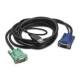 APC AP5821 KVM Cable - 1.80 m - 1 x HD-15 Male VGA, 1 x Type A Male USB - 1 x HD-15 Male VGA