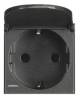 Legrand HS4141PW Steckdose Antenne mit Klappdeckel