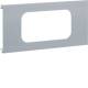 Hager BRA1202R18ELN Trim panel 2-way for UP with frame Alu OT120 mm anodized
