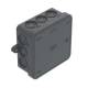 OBO Bettermann 2000182 A11 HF SW Kabelabzweigkasten 85x85x40 Polyethylen grau-schwarz RAL9011 