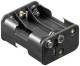 Goobay 11467 6x AA (Mignon) Batteriehalter mit Druckknopf