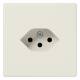 Jung LS1520-13SEV Steckdose 10A tief Schweizer Norm Typ 13 weiß