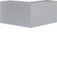 Hager FB8013037030 Exterior corner base profile made of PVC for FB 80x130 mm, stone grey