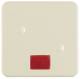 Berker 1557 Wippe anschraubbar mit 5 beiliegenden Linsen wg UP IP44 weiss