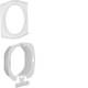 Hager WDA1101 sealing set for socket boxes and central piece R.Classic transparent