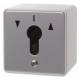 Hager WDE4447 Jalousie key switch AP for profile half cylinder die-cast IP44