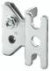 Rittal 2508100 SZ Wall mounting bracket for KS, sheet steel, galvanized, Wall distance 15 mm