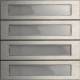 GIRA 5534920 Ruftastenmodul 4f System 106 Edelstahl