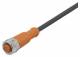 Ifm Electronic EVS021 IFM Kabeldose gerade M12 5-polig silikonfrei, Kontakte vergoldet 