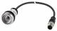 Moeller 181051 EATON C22-D-xK10-P5 push button without plate momentary 1S cable 1m+M12A 